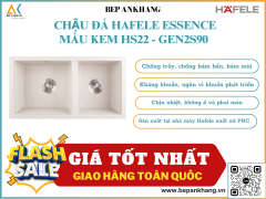 CHẬU ĐÁ HAFELE ESSENCE MÀU KEM HS22 - GEN2S90  577.25.410